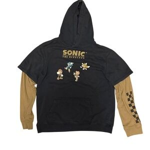 Sonic the‎ Hedgehog kids size xl Hoodie with Characters